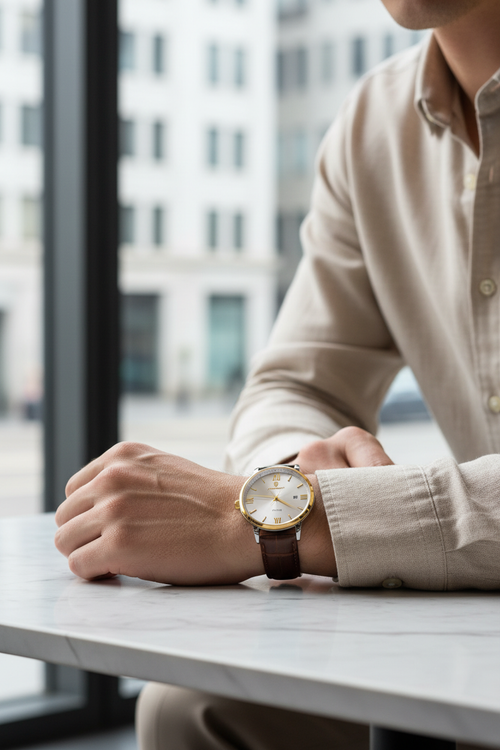 SOLYS Lumina - Montre Homme Étanche Lumineuse